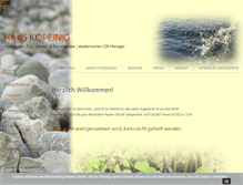 Tablet Screenshot of hanskopeinig.com